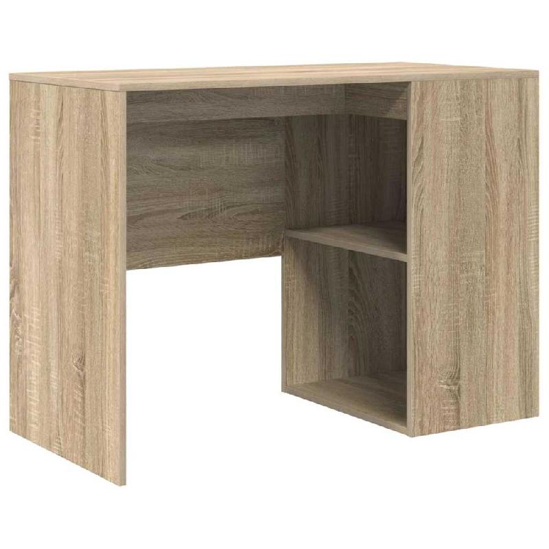 VidaXL Bureau Chêne Sonoma 102 x 50 x 75 cm Bois d'ingénierie Modèle Solaris Signature - 869540_0