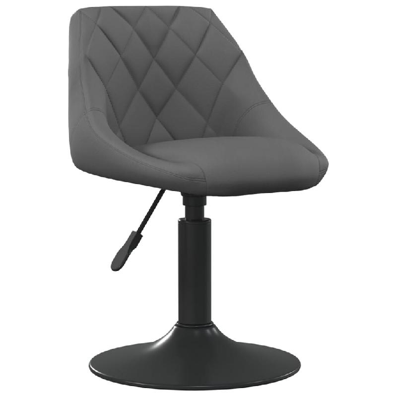 VidaXL Tabouret de bar Gris foncé Velours Modèle Flex Stella - 335317_0