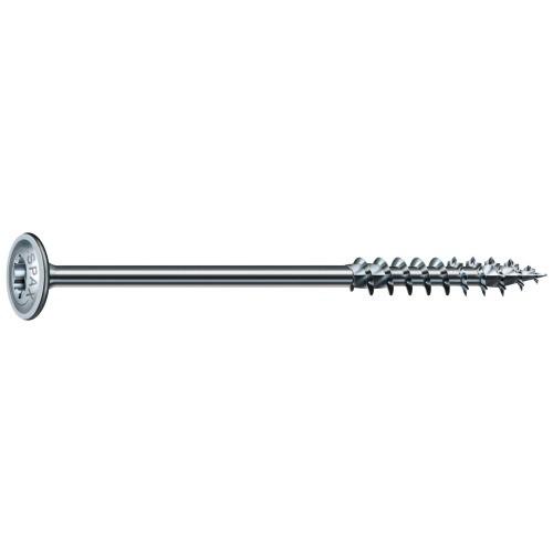 VIS À BOIS FT PARTIEL TORX - TÊTE DISQUE - 8X300 MM - 50 PIÈCES - WIROX SPAX