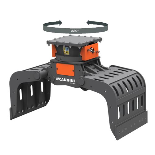 Pince de tri 100pf - rotation hydraulique - 88kg_0
