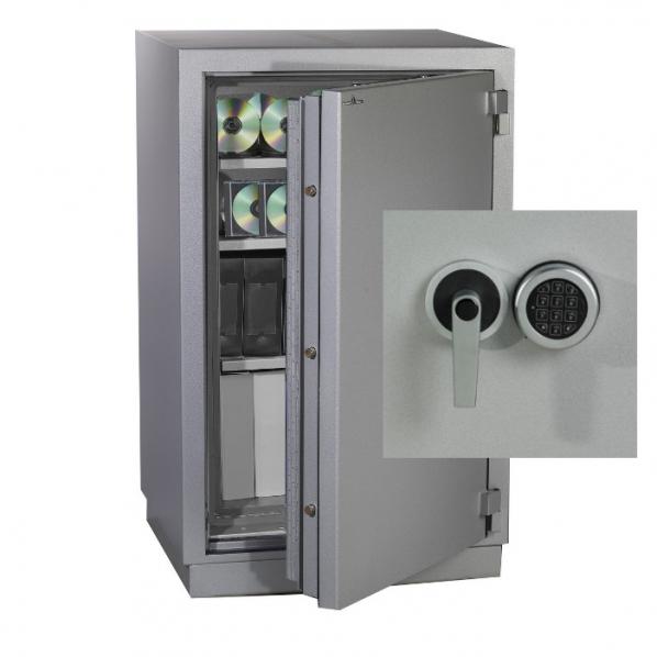 Armoire forte ignifuge magnétique MEDIA DUO 280L - Code - Hartmann Tresore - Assurable jusqu'à 35 000€_0
