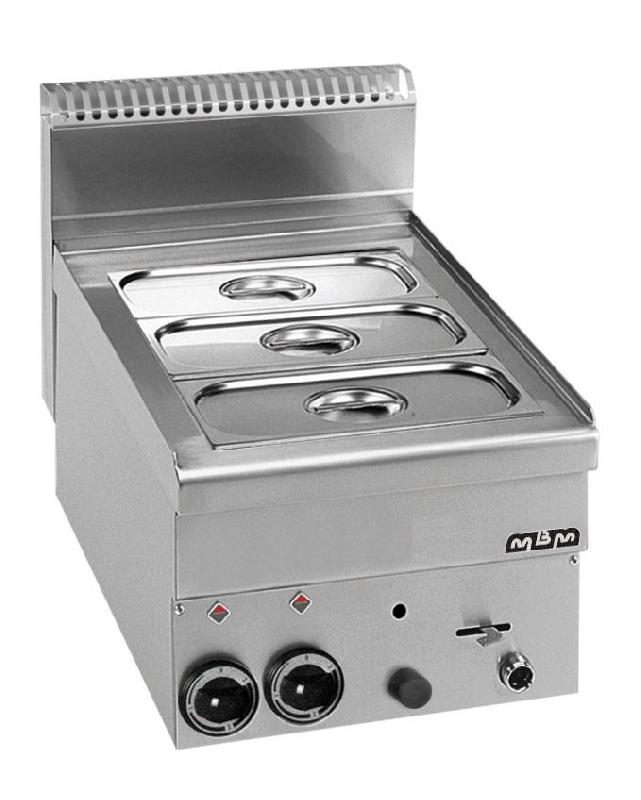 Bain-marie à gaz 1 cuve GN1/2 + 1/3 - Minima 600 MBM - GBM46 - 2,15 kW_0