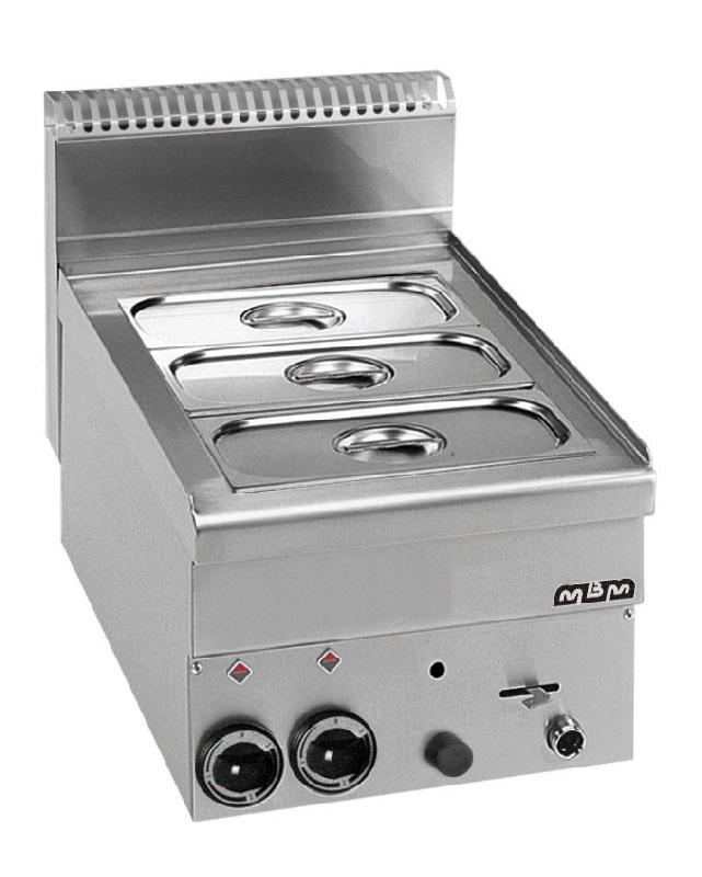 Bain-marie a gaz 1 cuve gn1/2 + 1/3 minima 600 MBM - GBM46_0