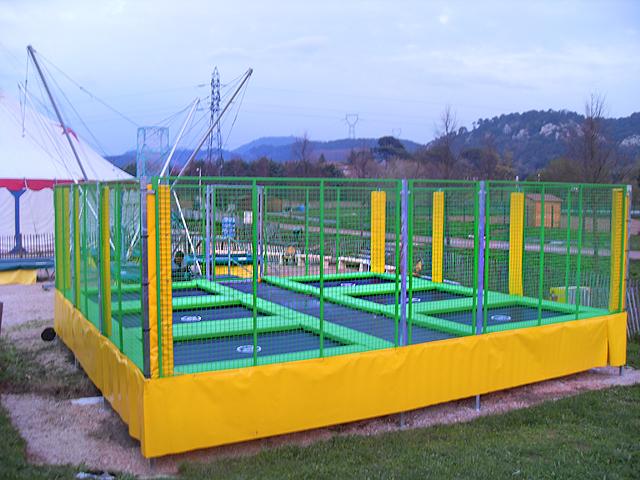 Cage de trampoline - Montage rapide - 3.00Mx2.30M - Cadre fixe_0