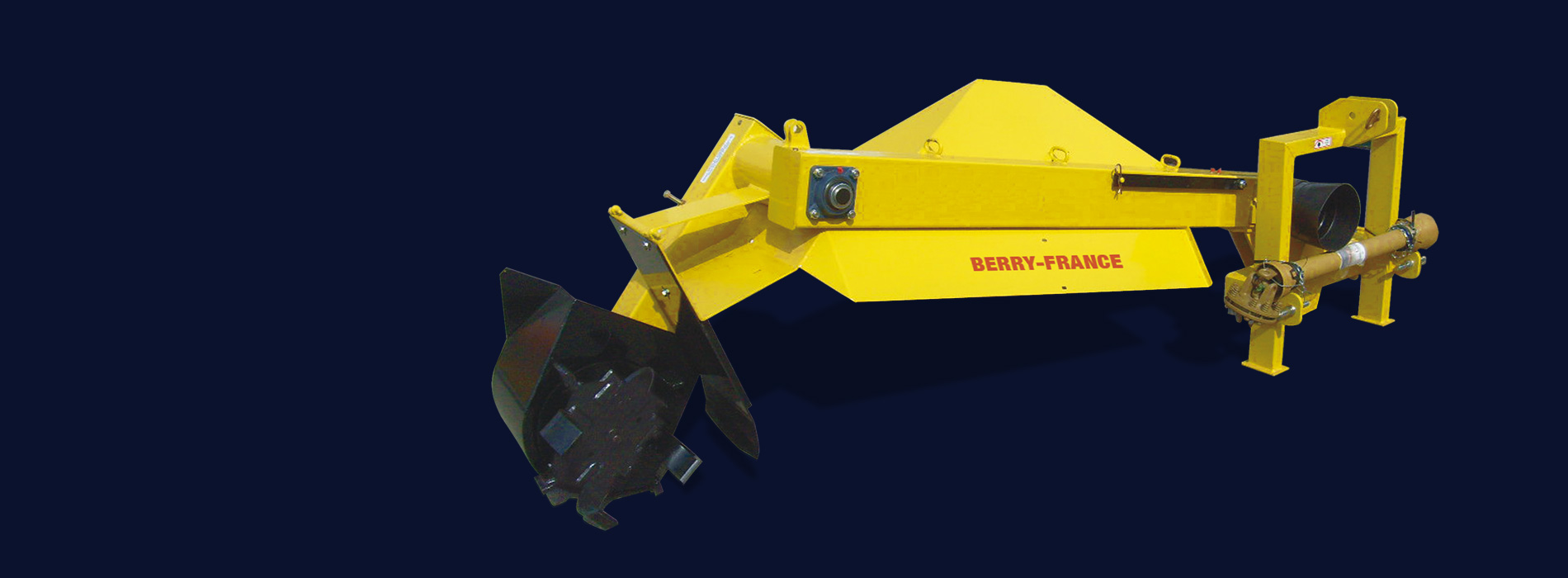 Cureuse déportée, prise de force 540 tr/min, éjection à droite ou à gauche -  v2001_0
