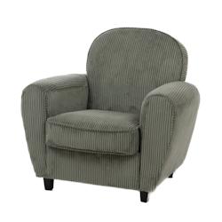 Fauteuil Club Jack kaki -  Vert Autre Tissu Amadeus 85x78 cm - vert 3520071911519_0