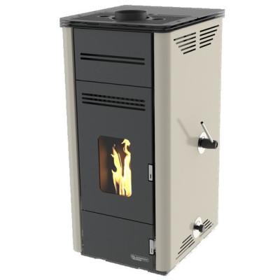 Fiorello ivoire - Poêle à granulés sans électricité - Laminox - Convection naturelle et silencieuse_0