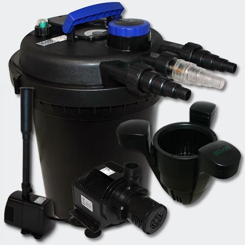 Kit de filtration à pression 6000l uv 11 watts pompe fontaine ecumeur 4216207