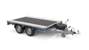 Plateau nu connect Brian James - 270x188 cm 3000 kg PTC - 2 essieux avec roues 10