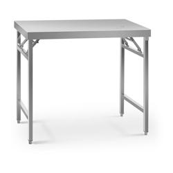 Royal Catering table de travail pliante cuisine professionnel acier inoxydable 60 x 100 cm capacité de 200 kg - 3000234878984_0