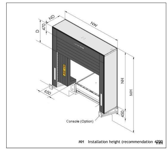 Sas de quai gonflable idéal pour les entrepôts à température contrôlée, - GPW_0