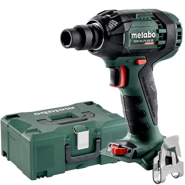 Visseuse à chocs 18v ssw 18 ltx 300 bl (sans batterie ni chargeur) + coffret metabox 145 - METABO - 602395840 - 757254_0