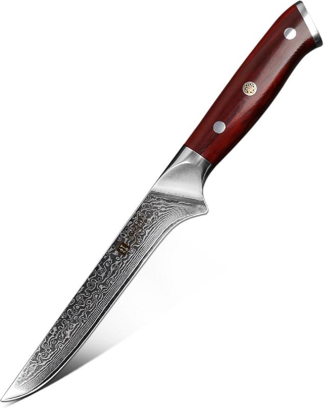 XinZuo - Couteau à désosser Damas - Série B13R Yu - multicolore B13R-TG_0