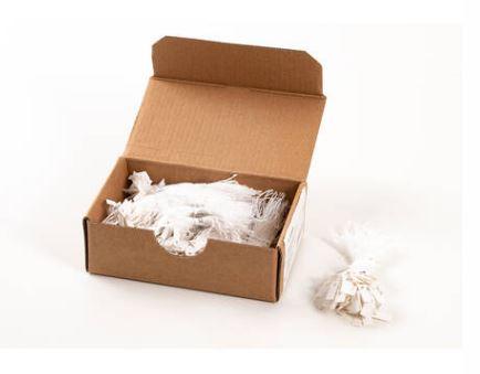 Étiquette à fils 7x15 mm - Fil blanc - Référence 6931 - 1000 étiquettes en carton_0