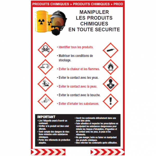 AFFICHAGE DE SECURITÉ PRODUITS CHIMIQUES_0
