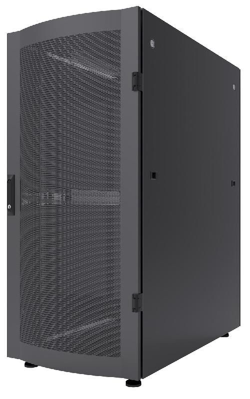 Baie serveur 19 pouces MHT257 avec porte perforée - 47U - 1200 (P) x 800 (L) x 2250 (H) - flatpack - noir - Bravour®_0