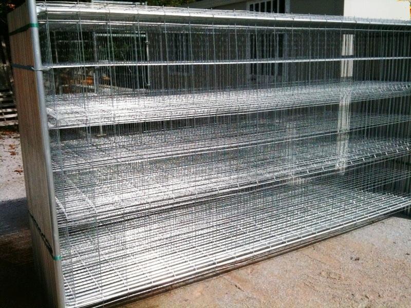 Barrières de chantier mobile à 4 tubes TM1 PLUS - clôture renforcée et galvanisée_0