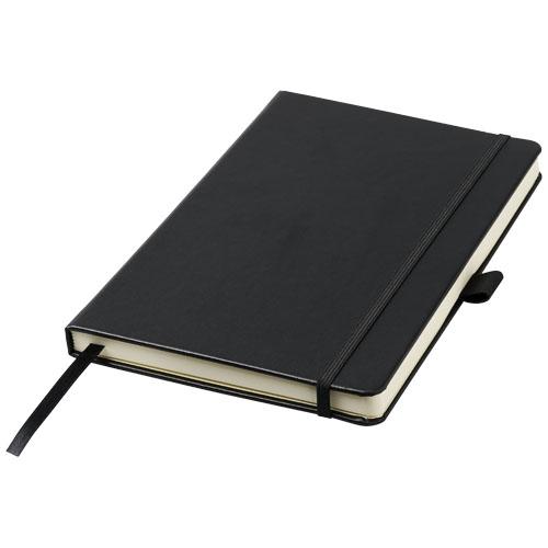 Carnet A5 Nova 10739500 - Cuir PU, 96 feuilles lignées, élastique et poche arrière_0