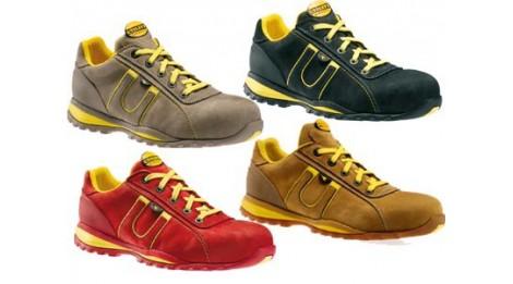 Chaussure de sécurité DIADORA Glove S3 HRO SRA - cuir nubuck Silk, résistance à 300°C - tailles 37, couleur noire_0