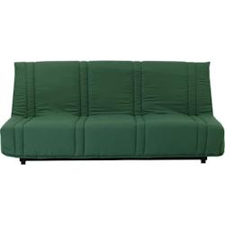 Clic clac 3 places LENA 20 - Tissu coton vert foret - Couchage 125x190 cm - L193 x P92 x H93 cm AUCUNE - 3666749552582_0