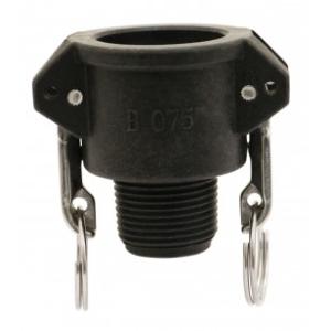 Coupleur mâle - Type B - joints NBR - en polypropylène renforcé - réf. 06CMP_0