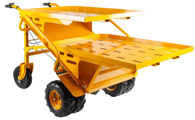 Diable électrique 400 kg 4 roues motrices largeur 940 mm avec 2 plateaux MW Tools ES400B2_0