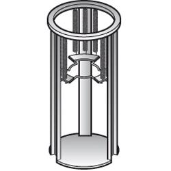 Élévateur neutre pour assiettes - Capacité 40-50 assiettes Ø 270-330 mm - Référence DPA/SAN33_0