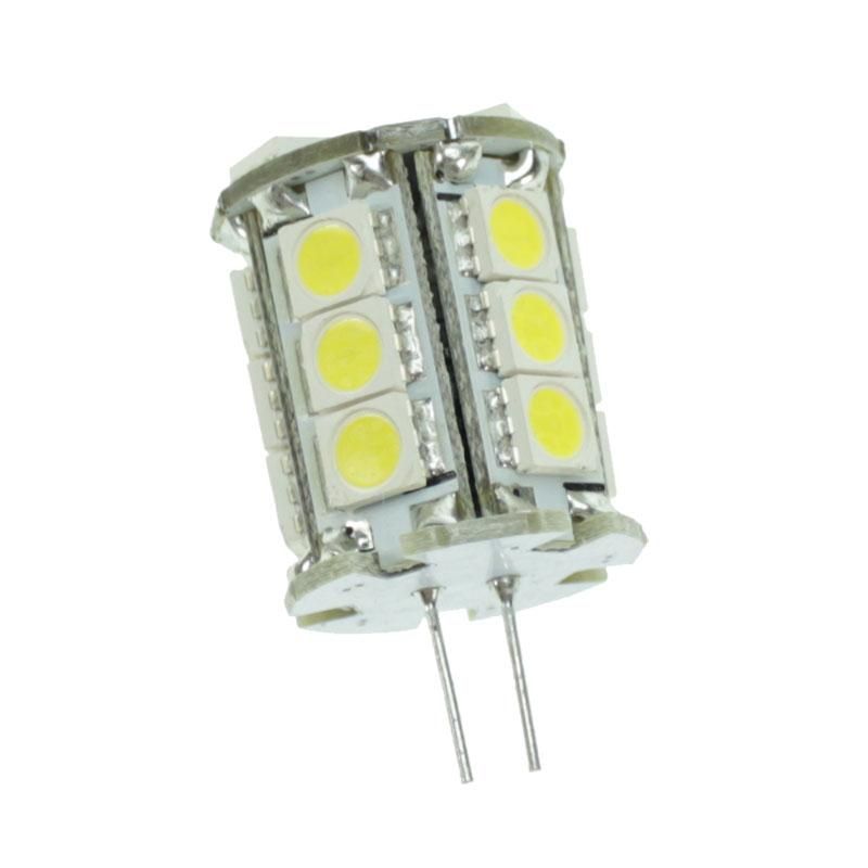 Ampoule G4 LED 18 tours - 10-30 VDC - 2.5W - Blanc chaud (WW)_0