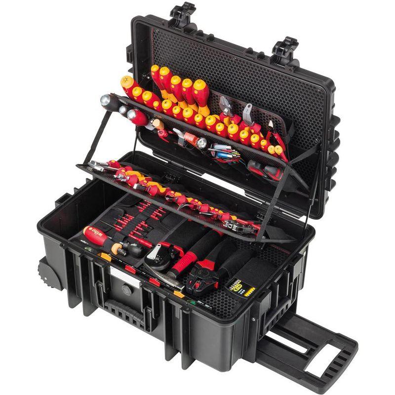 Caisse à outils - Mallette a Outil - Kit d'outils pour électricien - Des  outils de fabrication allemande - FAMEX 789-10 - Cdiscount Bricolage