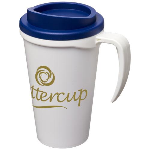 Mug isolant Americano® grande 350 ml - Double paroi, couvercle à visser et poignée intégrée_0