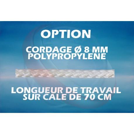 Option cordage polypropylène ø8 mm sur cale en bois_0