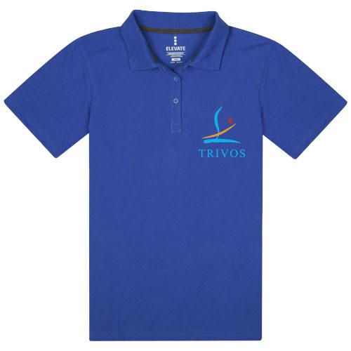 Polo manches courtes femme Primus - col côte en tricot plat - 100% coton - 160-165 g/m²_0