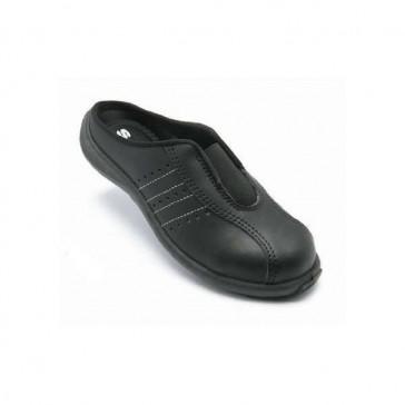 Sabot de sécurité SB P SRC Sofia noir - cuir perforé - embout acier - pointure 41 - norme EN ISO 20345:2004_0