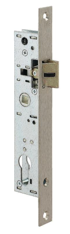 Serrure monopoint à larder profil étroit bec de cane série 9 largeur 39,5mm - METALUX - f109390000 - 040990_0