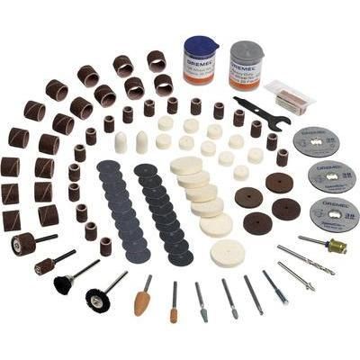 SET D'ACCESSOIRES MULTIFONCTIONS DREMEL 2615S724JA DIAM. TIGE 3.2 MM 150 PIÈCES