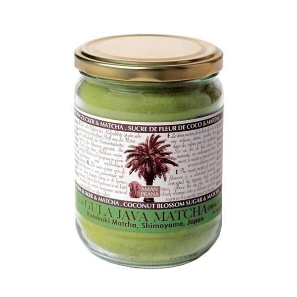 AMANPRANA SUCRE COCO GULA JAVA MATCHA 400G STÉVIA, ÉDULCORANTS NATURELS