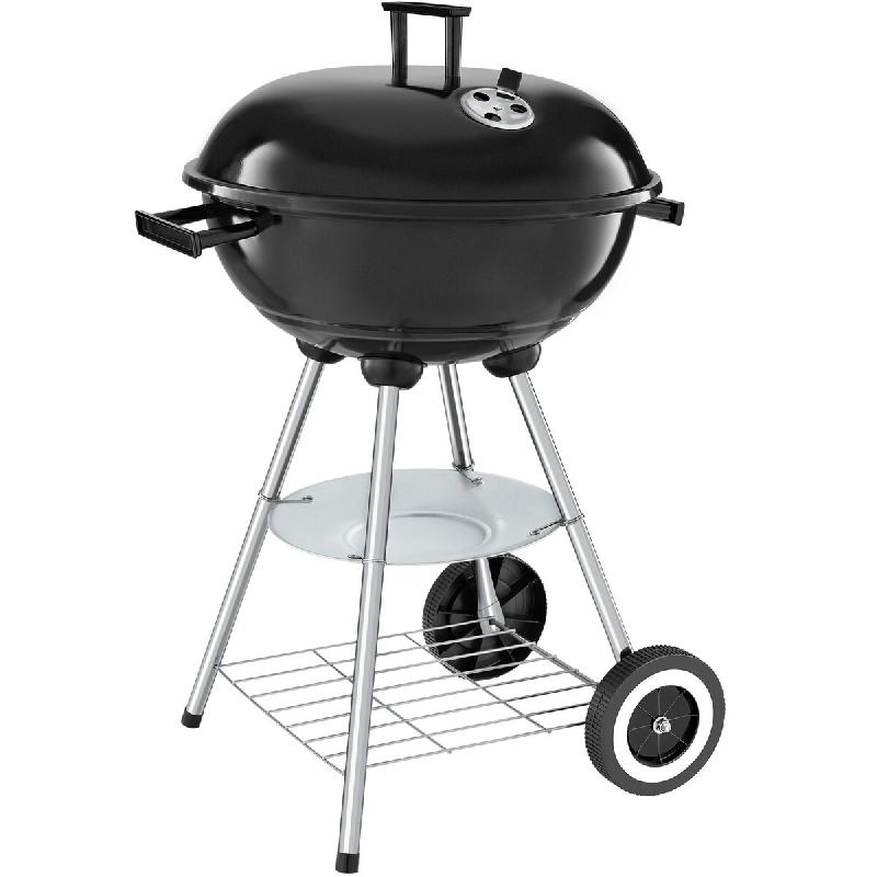 TecTake GmbH tectake barbecue sphérique robuste grille chromée galvanisée châssis acier roues 52x45x75 cm design moderne - multicolore acier 406667_0