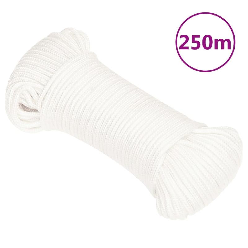 Vidaxl corde de bateau blanc complet 3 mm 250 m polypropylène 152537_0