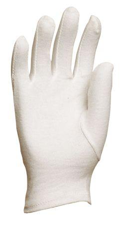 5 paires de gants blancs en coton - taille 9_0