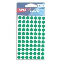 AGIPA SACHET DE 462 PASTILLES RONDES DE COULEUR VERT DIAMÈTRE 8MM