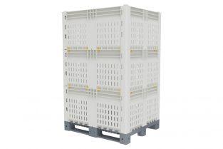 Caisse-palette pliable Dolav KitBin - triple hauteur - 1200x1000x1845 mm - 1851 L - 600 kg max_0