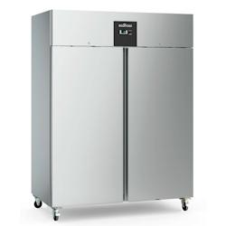 Congélateur inox 1200 L - 2 portes - Ventilé statique 6 grilles GN 2/1 éclairage LED - Ecofrost - Combisteel - inox 7950.5215_0