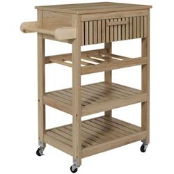 Desserte de cuisine en bois Klaus The Home Deco Factory - marron 3664944612841_0