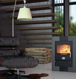 Espo Maestro 9 kW - Poêle à bois performant et design avec haut rendement thermique_0