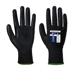 Portwest - Gants anti coupures de niveau B ECO Noir Taille 10 - noir 5036146010899_0
