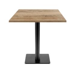 Restootab - Table 70x70cm - modèle Milan T chêne slovène - marron TB-MIT-7070M-CH.SLO_0