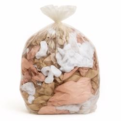 Sac poubelle 110 litres transparent - lot de 200 - transparent SP110LBDT22_0