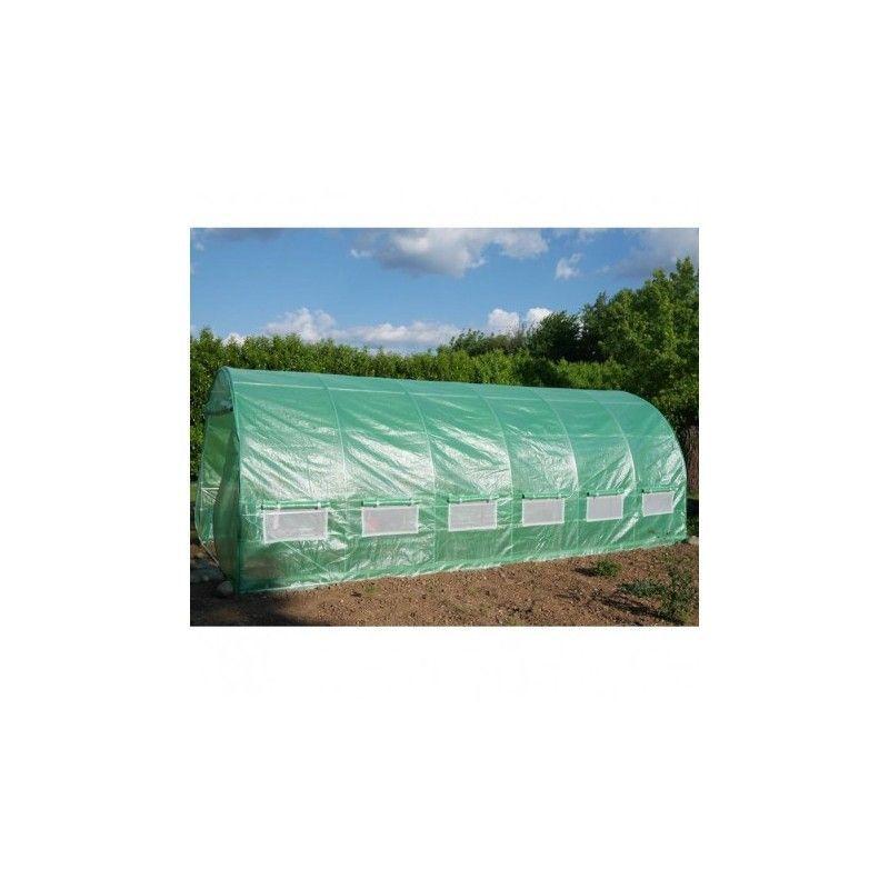 SERRE TUNNEL 3X6M FILM 200GR/M² HAUTEUR 2,25M GREEN PROTECT