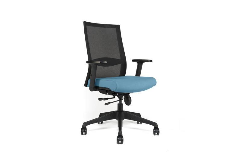 Siège de bureau dossier résille - rouge-z30,fixes,avec_0
