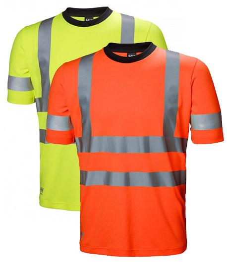 T-shirt haute visibilité manches courtes Helly Hansen, Coloris : Jaune Fluo, Taille : 2XL_0